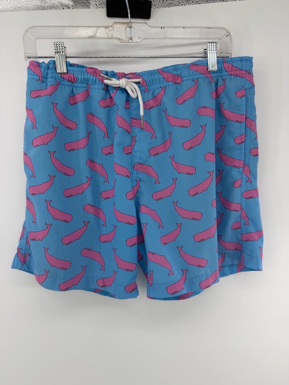 Men’s Bermes swim trunks whale print